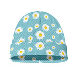 Polka Dot Daisy Flower Pattern Print Beanie