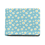 Polka Dot Daisy Flower Pattern Print Bifold Wallet