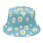 Polka Dot Daisy Flower Pattern Print Bucket Hat