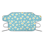 Polka Dot Daisy Flower Pattern Print Car Windshield Snow Cover