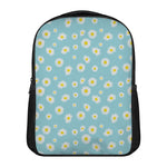 Polka Dot Daisy Flower Pattern Print Casual Backpack
