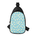 Polka Dot Daisy Flower Pattern Print Sling Bag