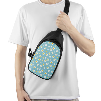 Polka Dot Daisy Flower Pattern Print Chest Bag