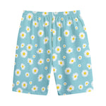Polka Dot Daisy Flower Pattern Print Cotton Shorts