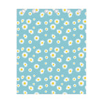 Polka Dot Daisy Flower Pattern Print Curtain