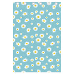 Polka Dot Daisy Flower Pattern Print Curtain