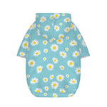 Polka Dot Daisy Flower Pattern Print Dog Zip Up Hoodie