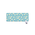 Polka Dot Daisy Flower Pattern Print Extended Mouse Pad