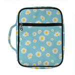 Polka Dot Daisy Flower Pattern Print Front Pocket Bible Bag