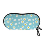 Polka Dot Daisy Flower Pattern Print Glasses Case