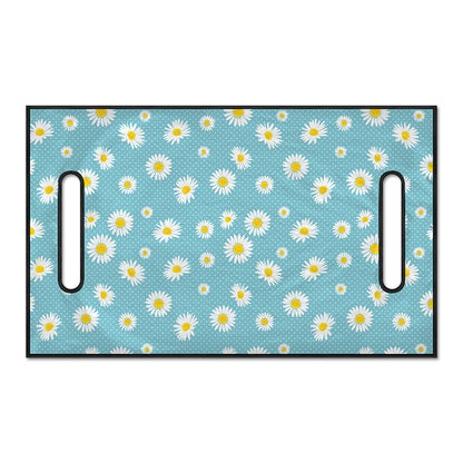 Polka Dot Daisy Flower Pattern Print Golf Cart Seat Cover
