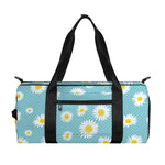 Polka Dot Daisy Flower Pattern Print Gym Bag
