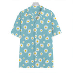 Polka Dot Daisy Flower Pattern Print Hawaiian Shirt