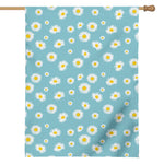 Polka Dot Daisy Flower Pattern Print House Flag
