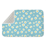 Polka Dot Daisy Flower Pattern Print Indoor Door Mat