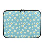 Polka Dot Daisy Flower Pattern Print Laptop Sleeve