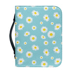 Polka Dot Daisy Flower Pattern Print Leather Bible Cover