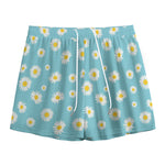 Polka Dot Daisy Flower Pattern Print Mesh Shorts