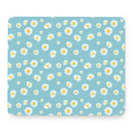Polka Dot Daisy Flower Pattern Print Mouse Pad