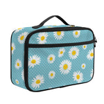Polka Dot Daisy Flower Pattern Print Portable Lunch Bag