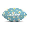 Polka Dot Daisy Flower Pattern Print Rugby Ball