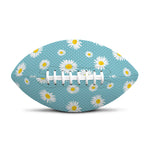 Polka Dot Daisy Flower Pattern Print Rugby Ball