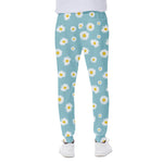 Polka Dot Daisy Flower Pattern Print Scuba Joggers