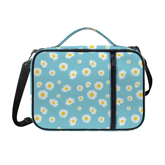 Polka Dot Daisy Flower Pattern Print Shoulder Strap Bible Bag