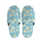 Polka Dot Daisy Flower Pattern Print Slippers