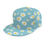 Polka Dot Daisy Flower Pattern Print Snapback Cap