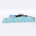Polka Dot Daisy Flower Pattern Print Sports Towel