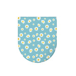Polka Dot Daisy Flower Pattern Print Toilet Lid Cover