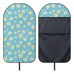 Polka Dot Daisy Flower Pattern Print Waterproof Car Seat Cover
