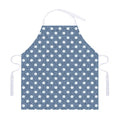 Polka Dot Denim Jeans Pattern Print Adjustable Apron