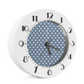 Polka Dot Denim Jeans Pattern Print Alarm Clock