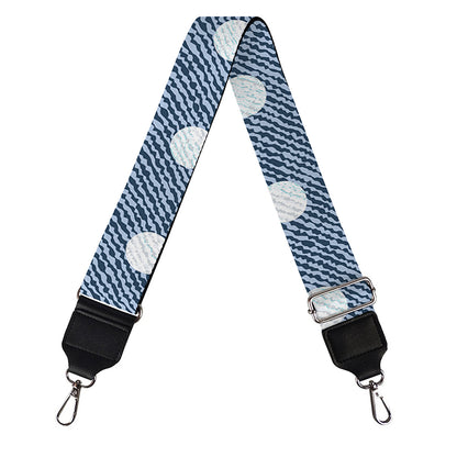 Polka Dot Denim Jeans Pattern Print Bag Strap
