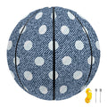 Polka Dot Denim Jeans Pattern Print Basketball
