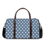 Polka Dot Denim Jeans Pattern Print Duffle Bag