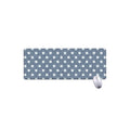 Polka Dot Denim Jeans Pattern Print Extended Mouse Pad