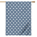 Polka Dot Denim Jeans Pattern Print House Flag