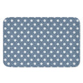 Polka Dot Denim Jeans Pattern Print Indoor Door Mat