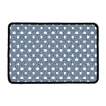 Polka Dot Denim Jeans Pattern Print Kitchen Mat