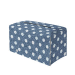 Polka Dot Denim Jeans Pattern Print Leather Tissue Box Cover