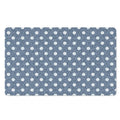 Polka Dot Denim Jeans Pattern Print Polyester Doormat