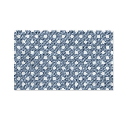 Polka Dot Denim Jeans Pattern Print Polyester Flag