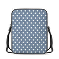 Polka Dot Denim Jeans Pattern Print Rectangular Crossbody Bag