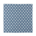 Polka Dot Denim Jeans Pattern Print Silk Bandana