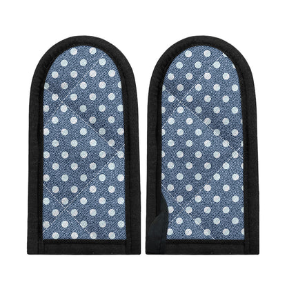 Polka Dot Denim Jeans Pattern Print Skillet Handle Cover