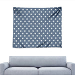 Polka Dot Denim Jeans Pattern Print Tapestry