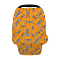 Polka Dot Dragonfly Pattern Print Baby Seat Cover